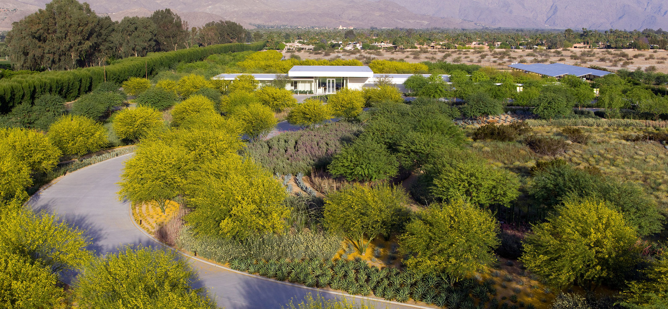 Sunnylands aerial view